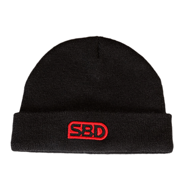 Beanie, Black w/Red