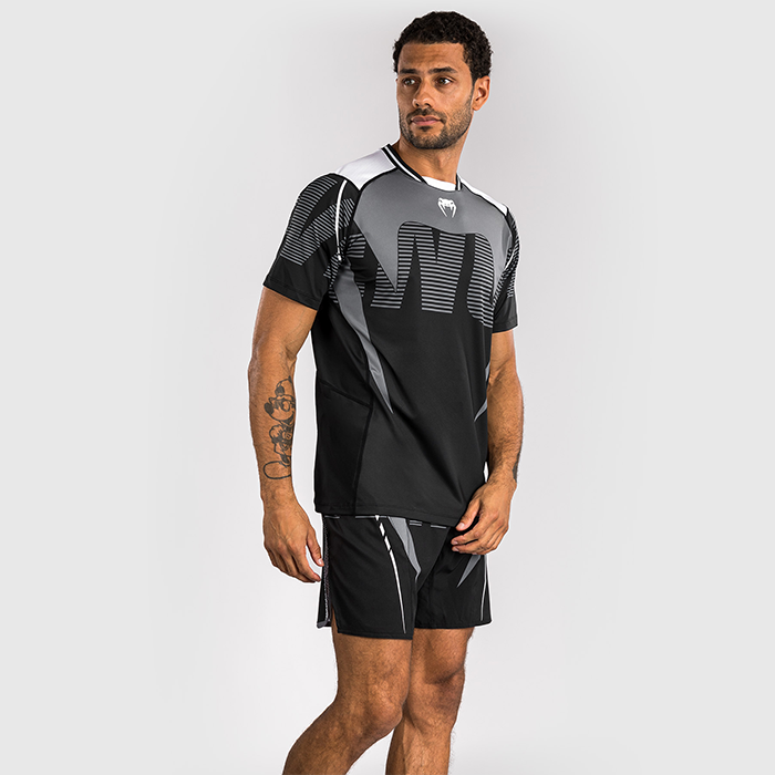 Venum Adrenaline Dry Tech T-skjorte Svart Gr&aring;