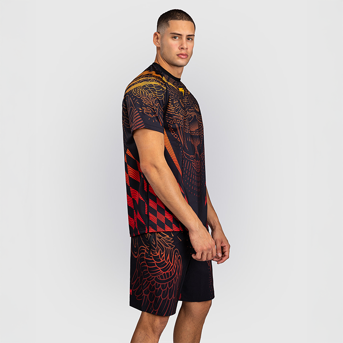 Venum Quetzal Fury Dry Tech T-skjorte Svart R&oslash;d Oransje