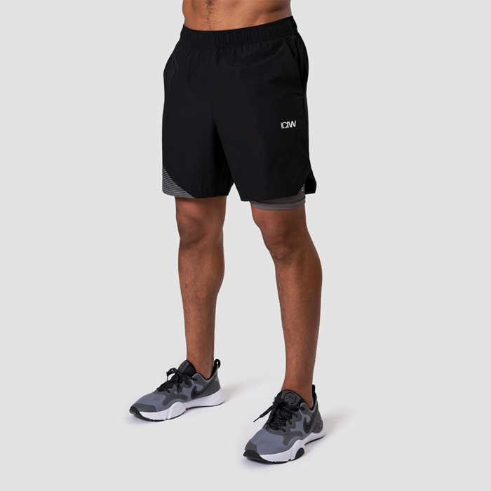 Smash 2-in-1 Shorts, Black/Grey