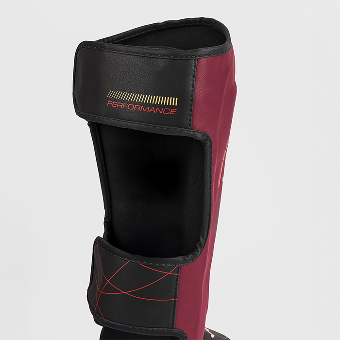 Tactical XT Leggbeskyttere Svart Vinr&oslash;d Gull  