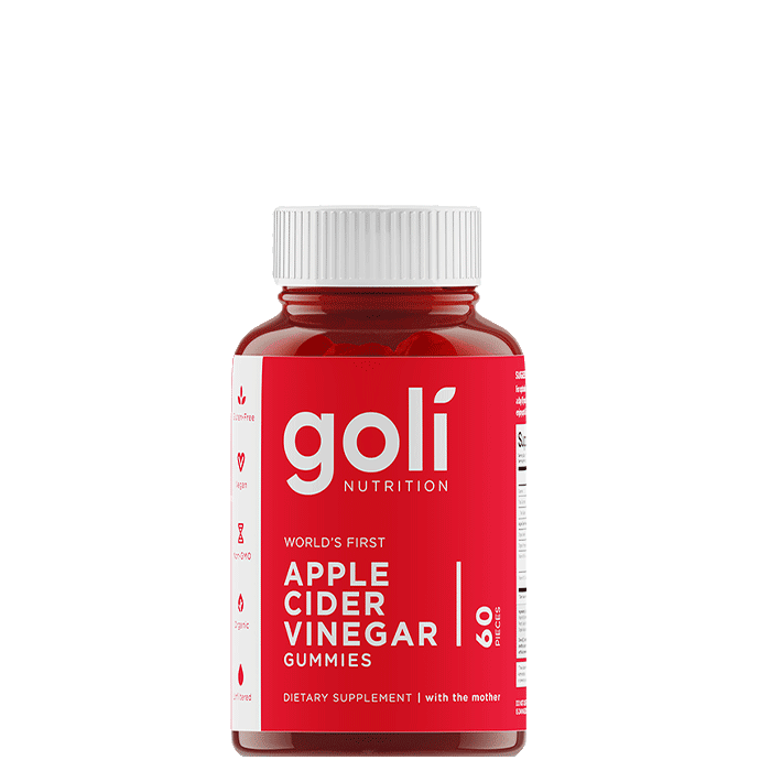 Goli, apple cider vinegar, 60 gummies