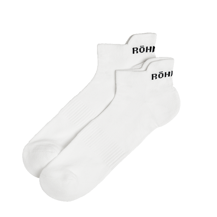 2-pakning Functional Sport Socks, White