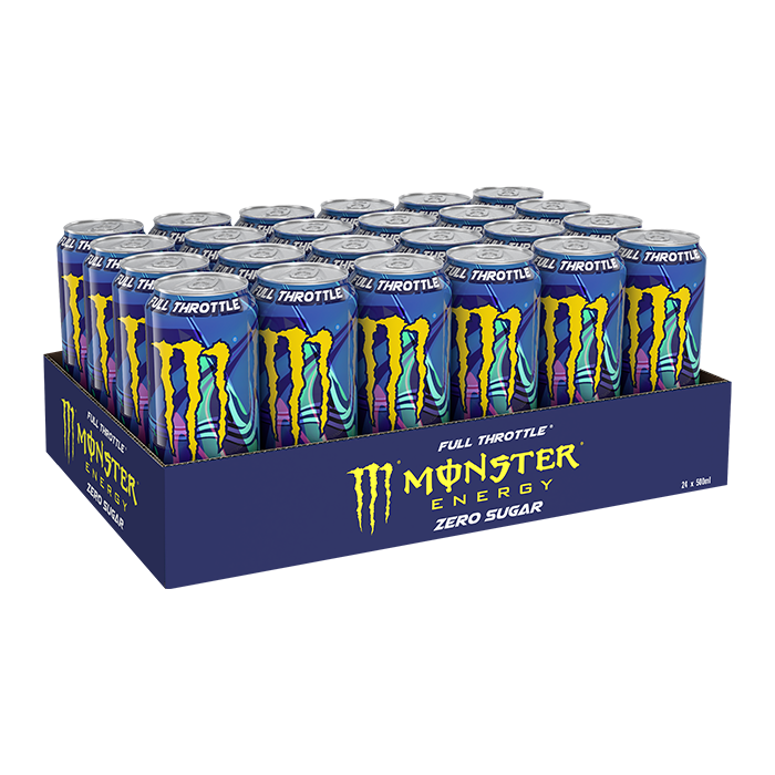 24 x Monster Energy 50 cl Full Throttle Zero Sugar