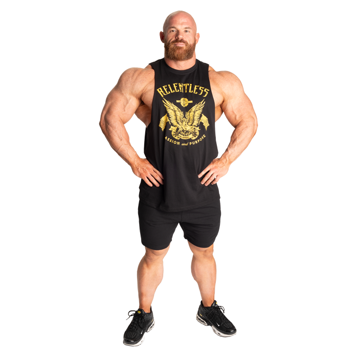 Relentless Cut Out T‑Skjorte Svart Gul