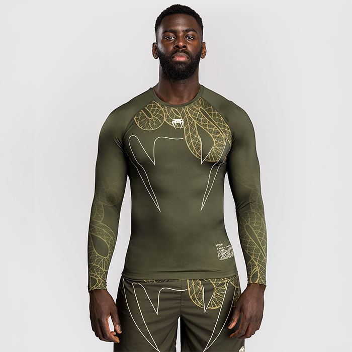 Serpenti Rashguard Lang Erme Khaki Bronse Ivory