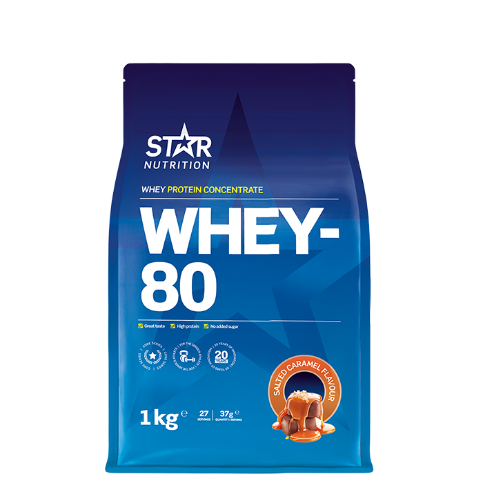 Whey-80 Myseprotein 1 kg