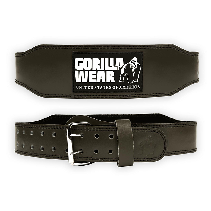 Bilde av 4 Inch Padded Leather Belt, Army Green