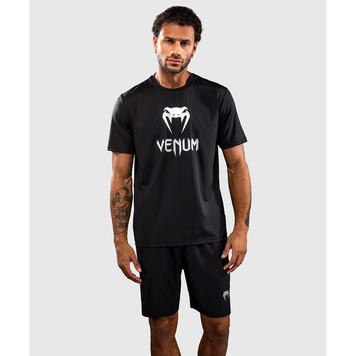 Venum Classic Dry Tech T-shirt Black/Silver