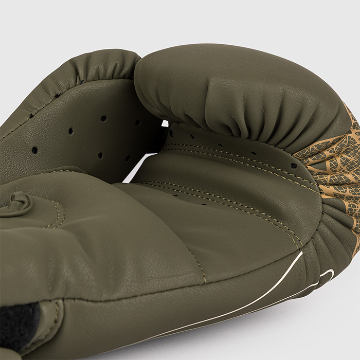 Serpenti Boksehansker Khaki Bronse Ivory