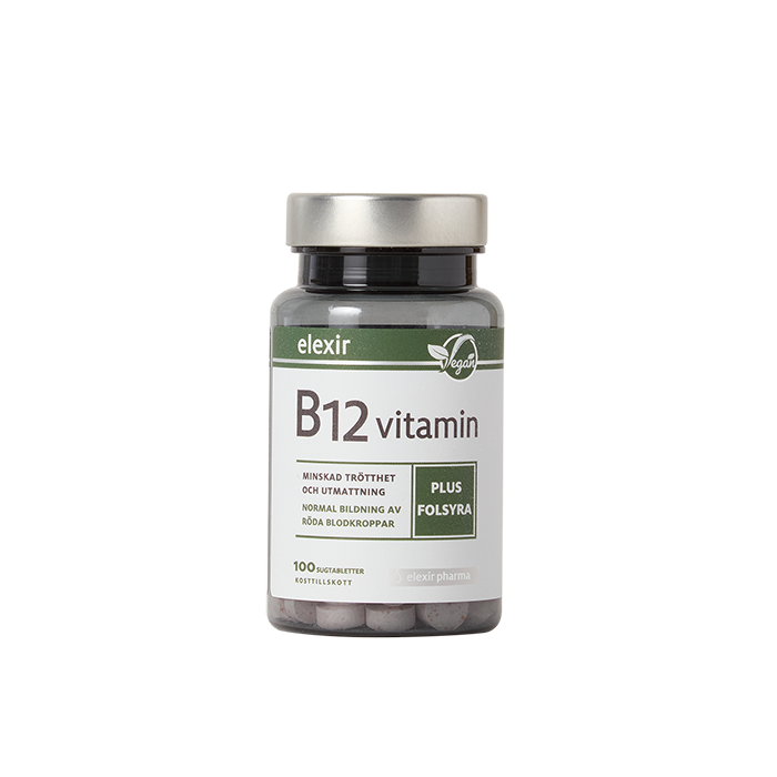 Elexir Pharma Vitamin B-12 Vegansk