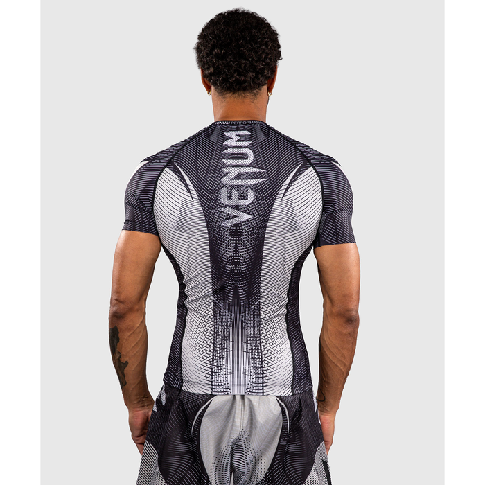 Venum GALACTIC 3.0 Short Sleeve Rashguard Off-White/Black