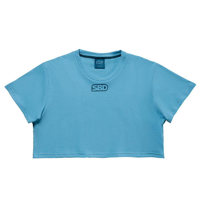 SBD Reflect Crop Top Dame Blå