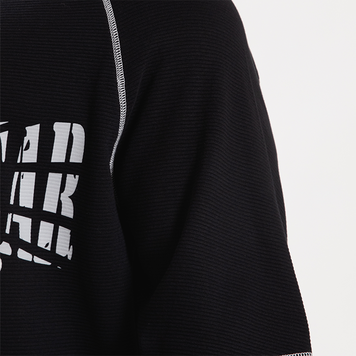 Finley Oversized T-skjorte Svart Gr&aring;