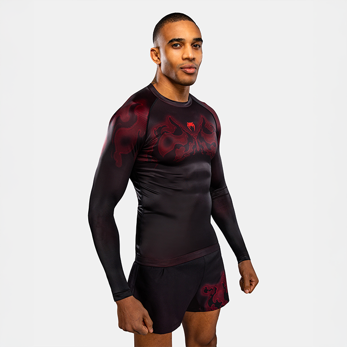 Venum Spectre Langermet Rashguard Svart R&oslash;d