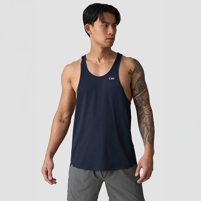 Stride Stringer Singlet Marineblå