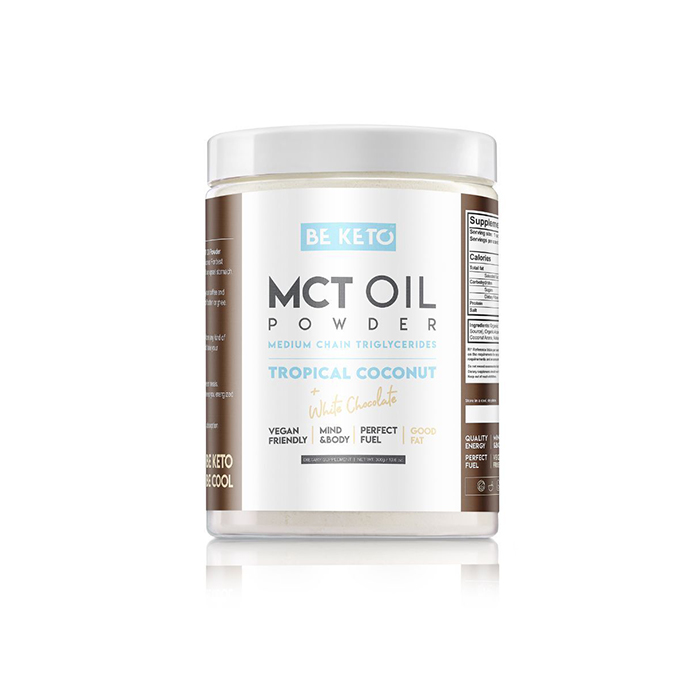 KETO MCT Oil Powder 300 g Kokosn&oslash;tt & Hvit Sjokolade coconut_white_chocolate