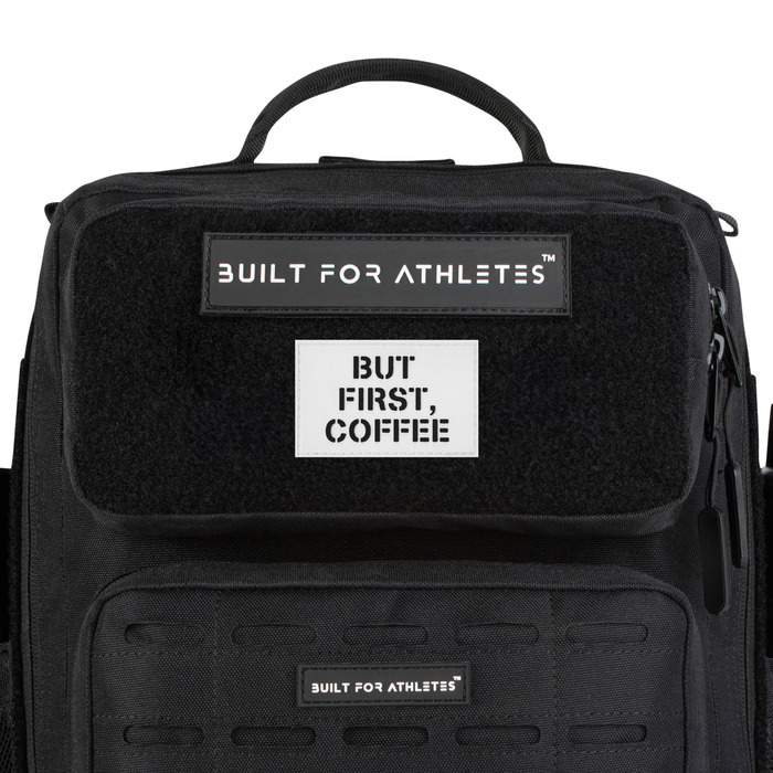 Built for Athletes But First Coffee Velcro Patch