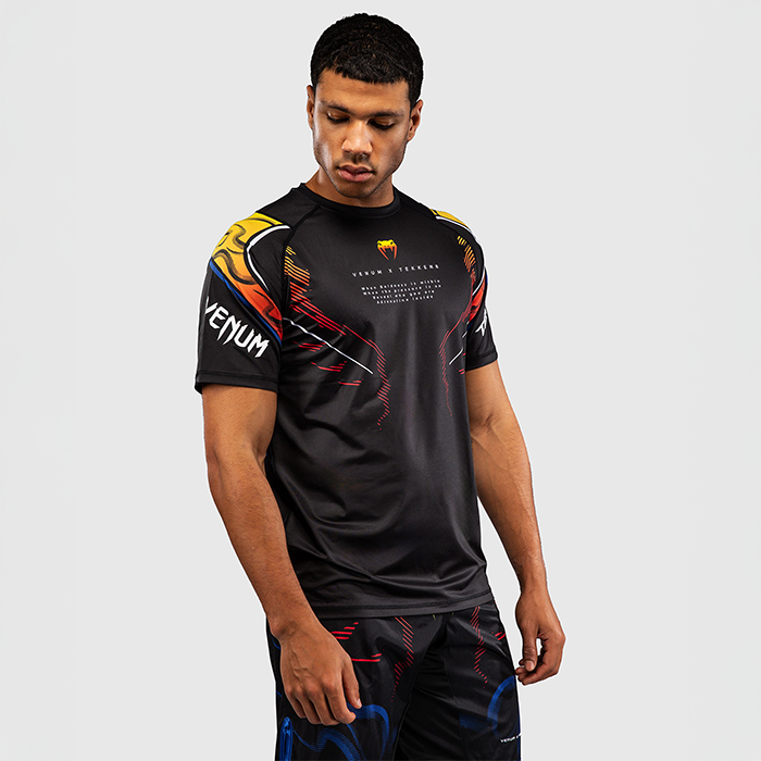 Venum x TEKKEN 8 Dry-Tech T-skjorte Yoshimitsu Svart Oransje