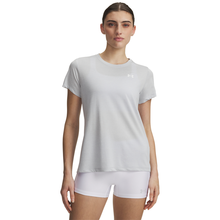 Tech Short Sleeve – Twist, t-skjorte, dame Halo Gray /  / White