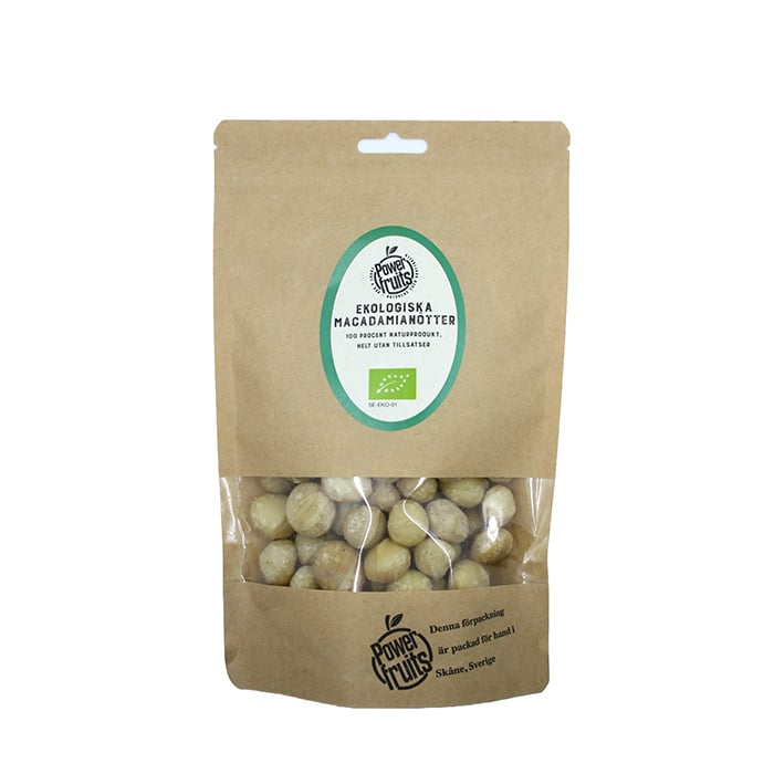 Økologiske Macadamianøtter 1000 g