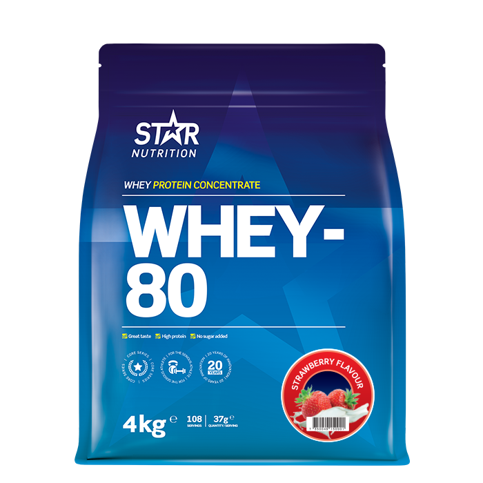 Whey-80 Myseprotein 4 kg