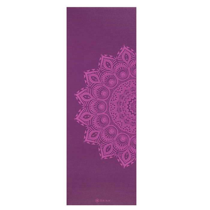 Yogamatte 6mm Purple Mandala