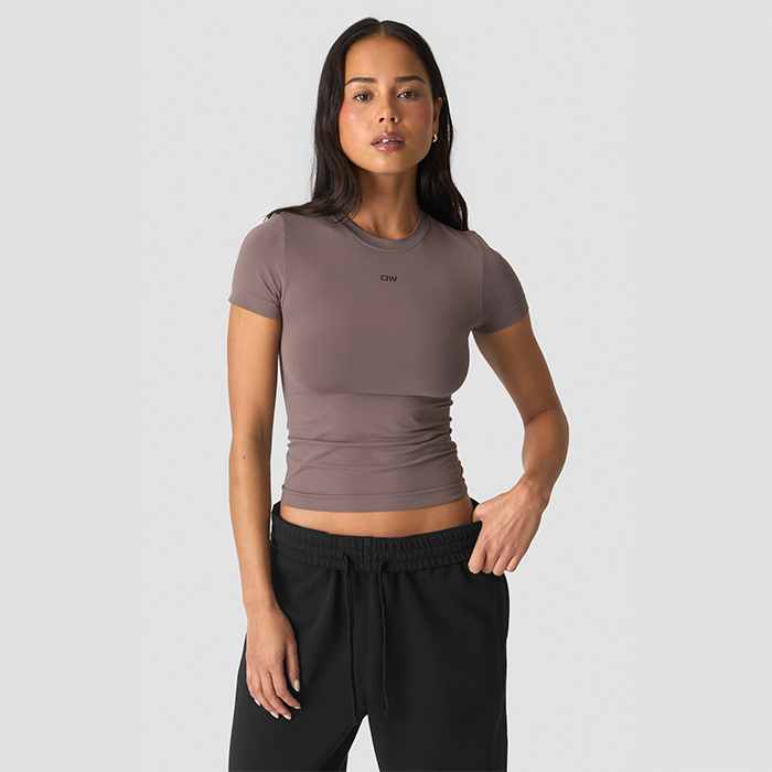 Essence Seamless T-skjorte Brun