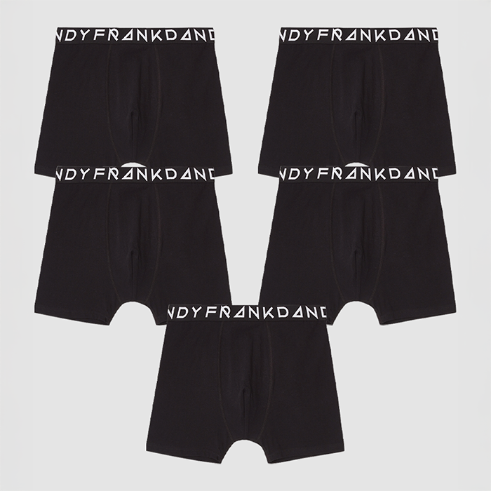 Boxershorts 5 pack Svart