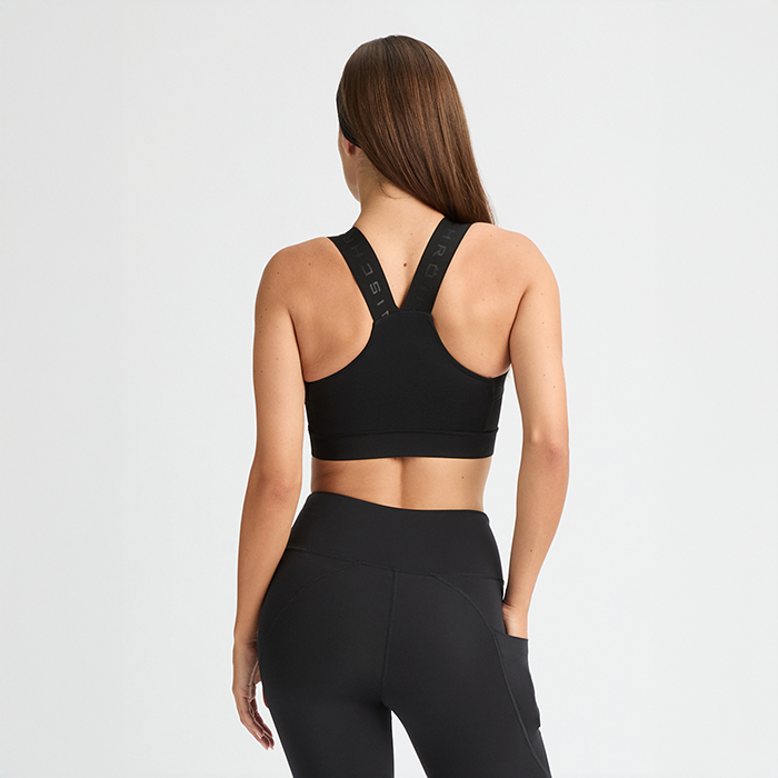 Kay Sports Bra, Black/Black