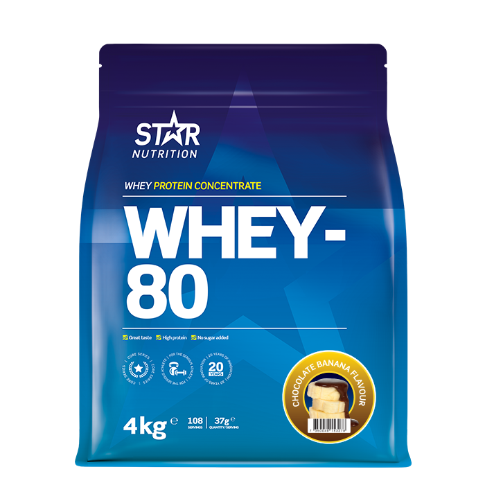 Whey-80 Myseprotein 4 kg