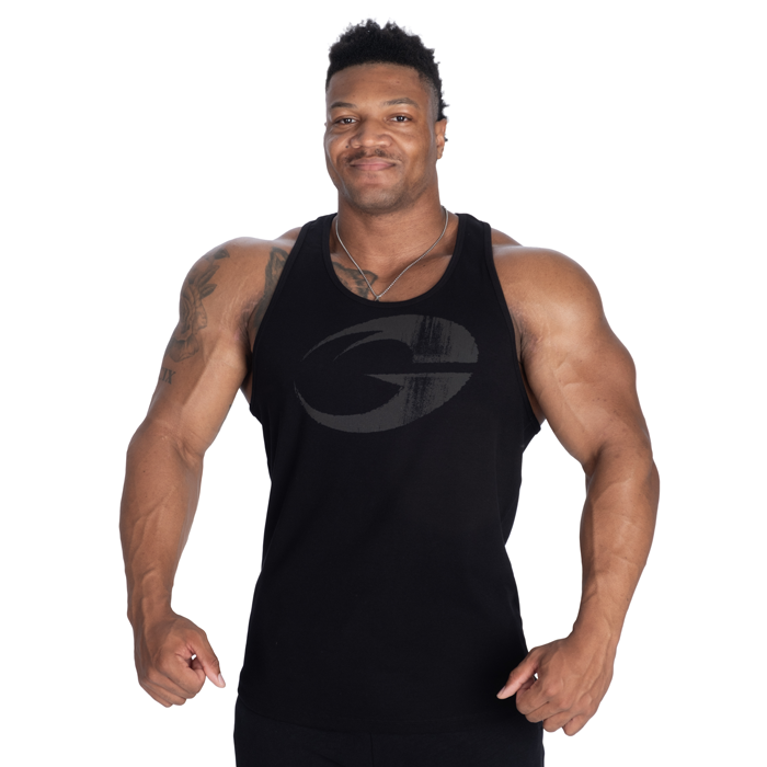 Gasp Rib Essential T-Back Svart