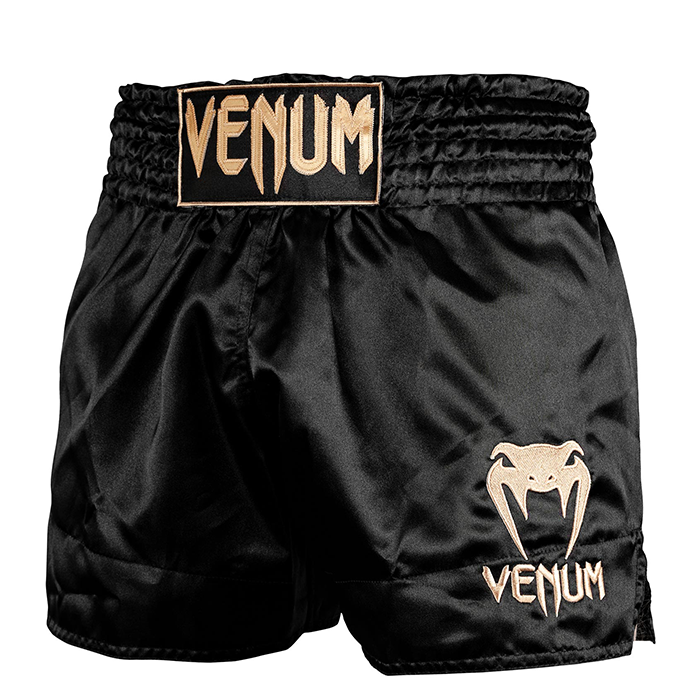 Bilde av Venum Muay Thai Shorts Classic, Black/gold