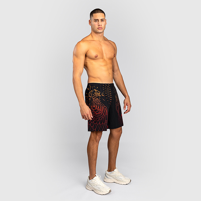 Venum Quetzal Fury Treningsshorts Svart R&oslash;d Oransje