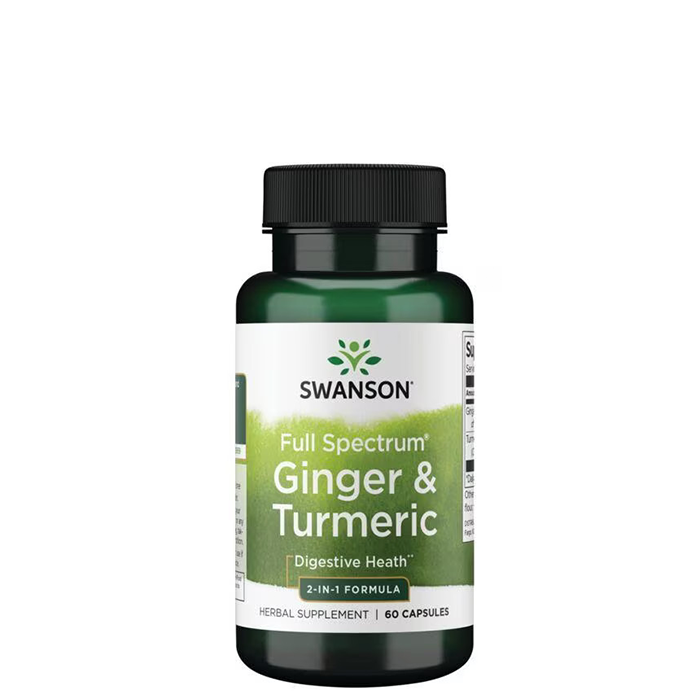 Full Spectrum Ginger & Turmeric 2-in-1 Formula 60 kapsler