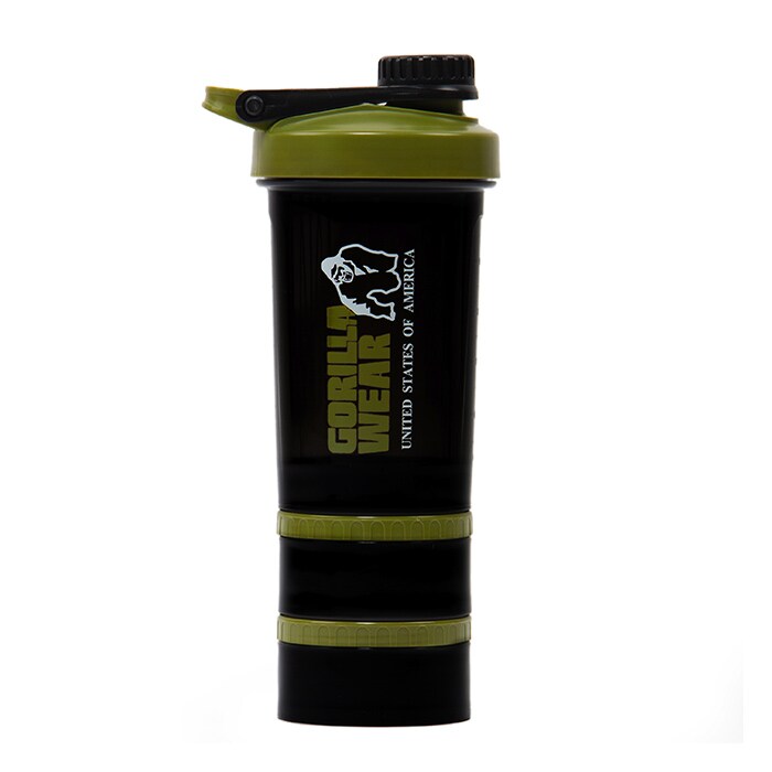 Bilde av Shaker 2 Go 500 Ml + 130 Ml X 2, Black/army Green