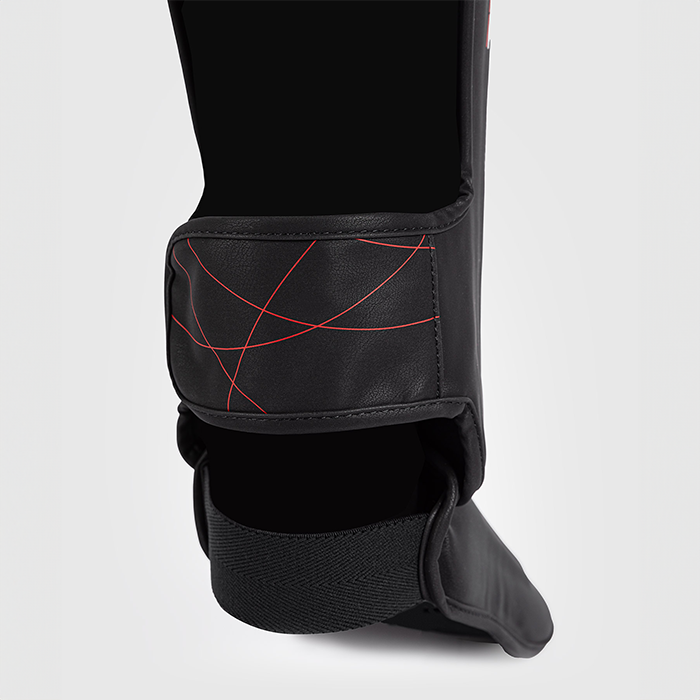 Tactical XT Leggbeskyttere Svart R&oslash;d  