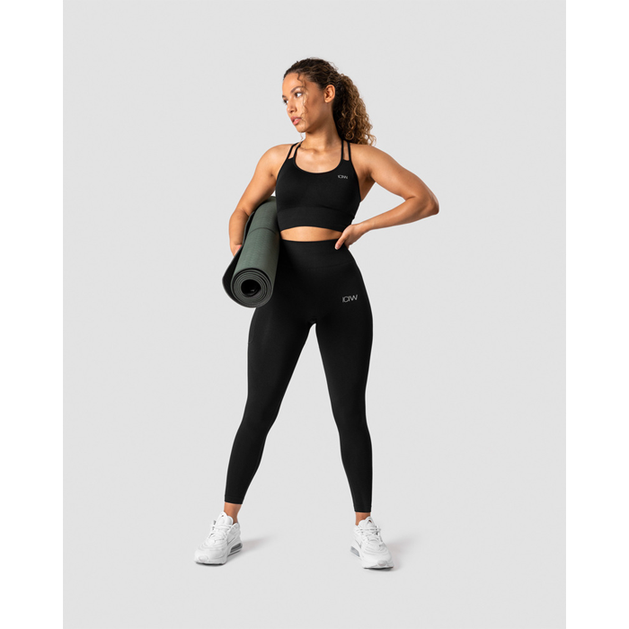 Define Seamless Pocket Tights, Black