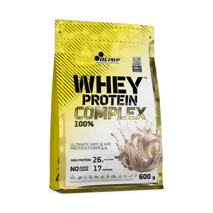 Whey Protein Complex 100%, Pulver, Whey Protein Concentrate, Whey Protein Isolate, Vanilje, L-Alanin, L-Arginin, L-Asparaginsyre, L-Cystein, L-Glutaminsyre, L-Glycin, L-Histidin, ..., 26 g, 134 kcal