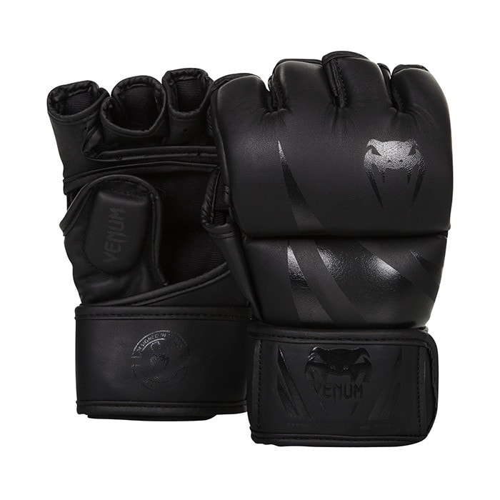 Venum Challenger MMA-Hansker, Svart/Svart