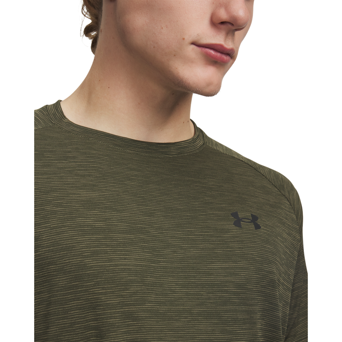 Tech Textured T-skjorte Gr&oslash;nn