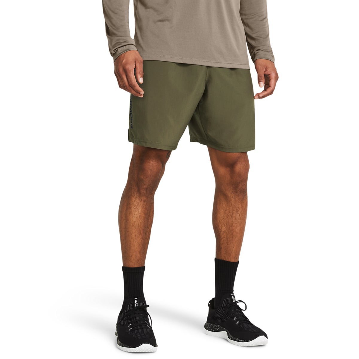 Woven Wdmk Shorts M&oslash;rk Gr&oslash;nn