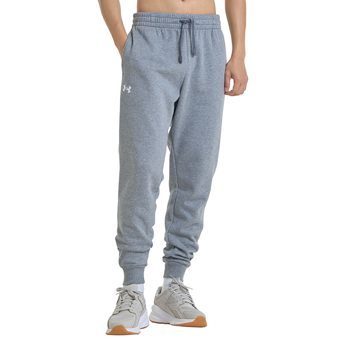 UA Rival Fleece Joggers, Castlerock Light Heather