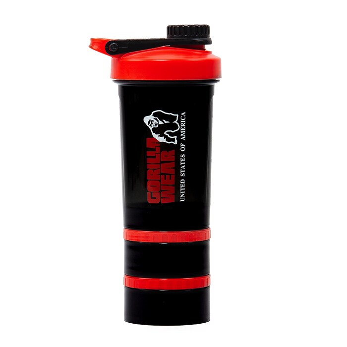 Bilde av Shaker 2 Go 500 Ml + 130 Ml X 2, Black/red