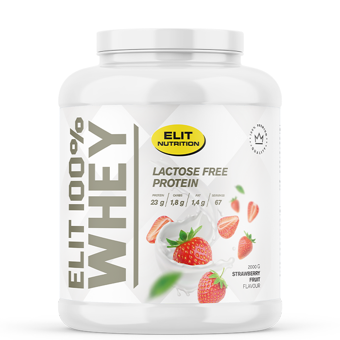 ELIT 100 % Whey Laktosefritt Proteinpulver 2000 g