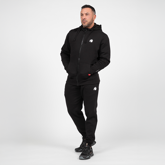 Leon Zip Hettegenser Svart