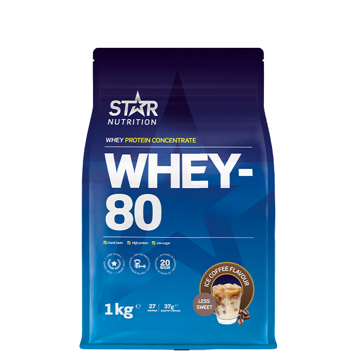 Whey-80 Myseprotein 1 kg Liquorice (Candy)