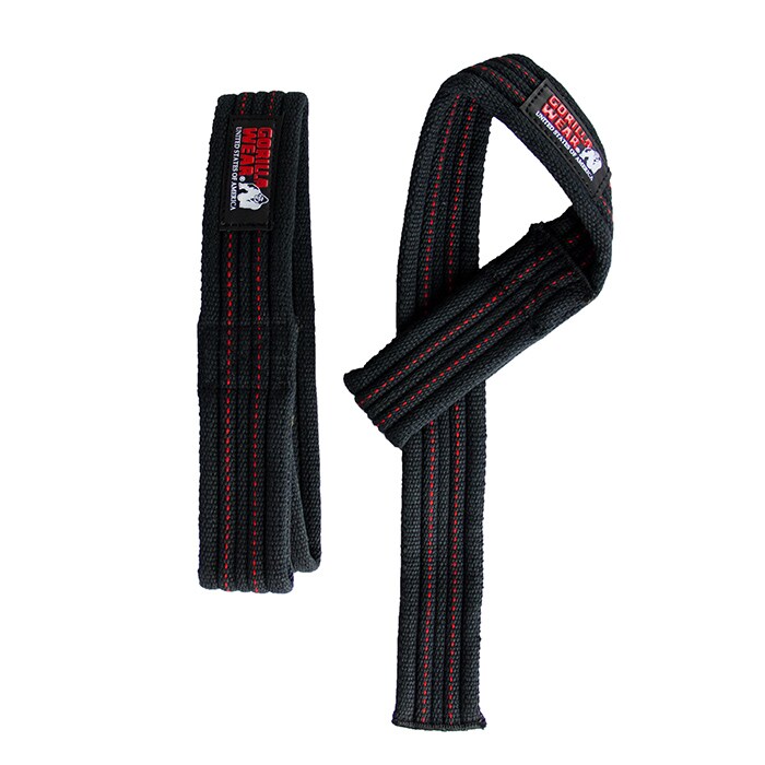 Bilde av Hardcore Lifting Straps, Black/red