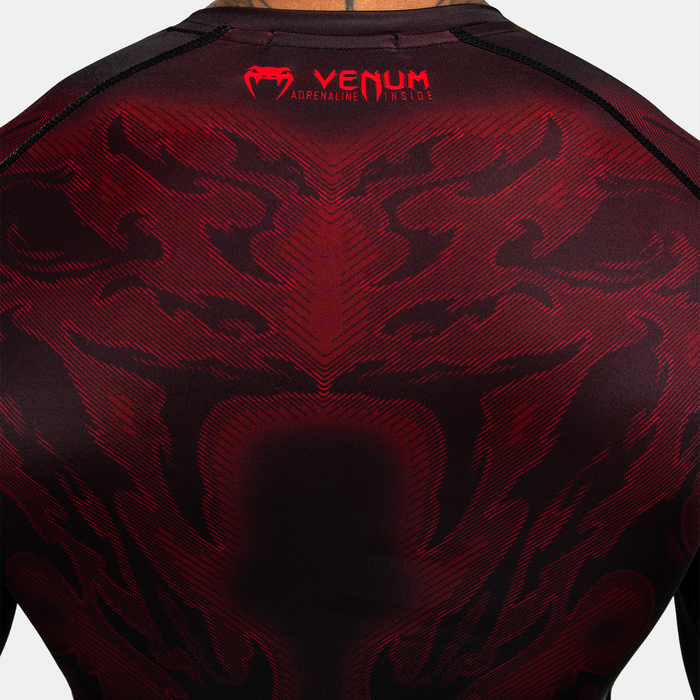 Venum Spectre Langermet Rashguard Svart R&oslash;d