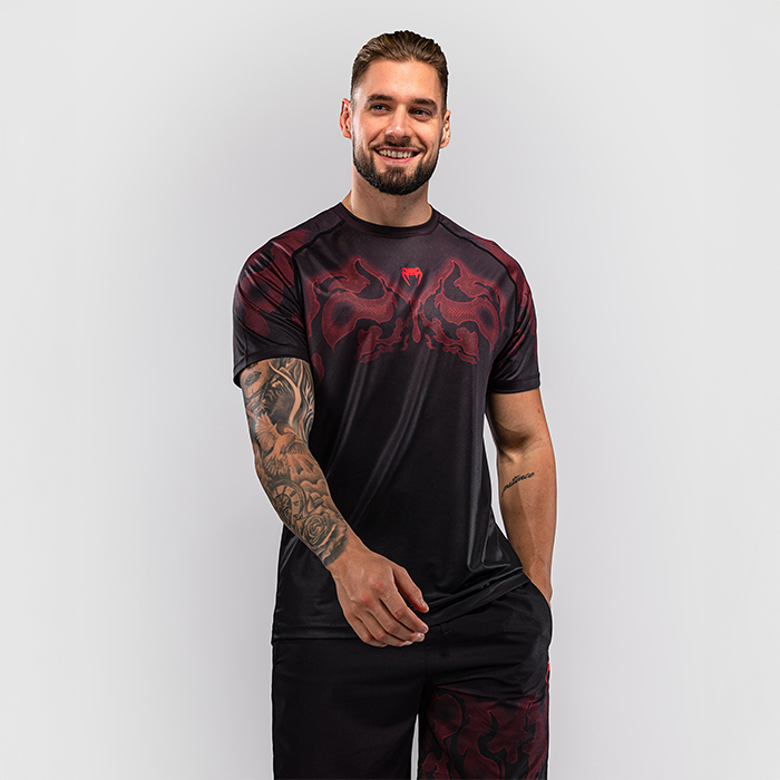 Venum Spectre Dry Tech T skjorte Svart Rød